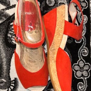 Dansko Red sandals